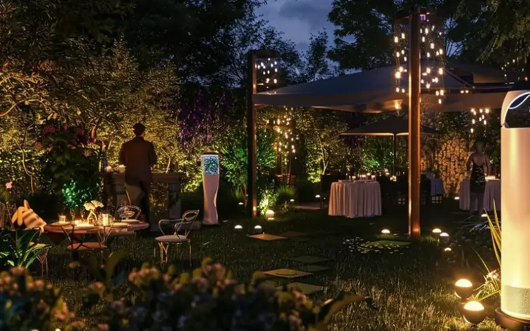 تأثیرات زیست محیطی روشنایی در باغ ها