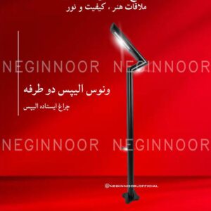 چراغ محوطه ویلا مدل ونوس الیپس دو طرفه، صنایع روشنایی نگین نور